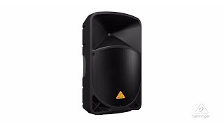 EUROLIVE B115MP3 Active PA Speaker System with builtin MP3 Player [upl. by Annaegroeg]