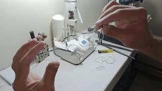 Rimless Glasses Fitting new Tricks star optical glass fitting [upl. by Enitsenre]