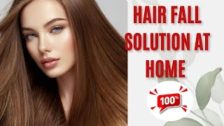 hair fall solution at home  balo ko ghana kaise kare  how to hair regrowth [upl. by Llehcram]