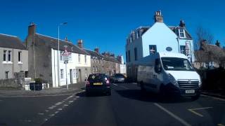 April Drive from Pittenweem On Visit To Anstruther East Neuk Of Fife Scotland [upl. by Cammie]