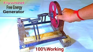 How to make Free Energy Spring Flywheel Machine Free Energy Generator [upl. by Aurelio]