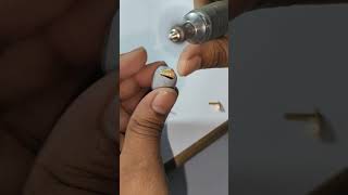 How to design gold patra butti hand machine ring goldwork gold wirewrapping [upl. by Ear512]