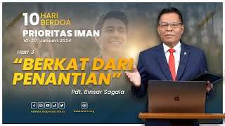 BERKAT DARI PENANTIAN  10 HARI BERDOA  HARI 3 [upl. by Lesser]