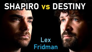 Ben Shapiro vs Destiny Debate Politics Jan 6 Israel Ukraine amp Wokeism  Lex Fridman Podcast 410 [upl. by Tierell]