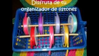 Como elaborar un organizador de listones DIY [upl. by Nolyaj]