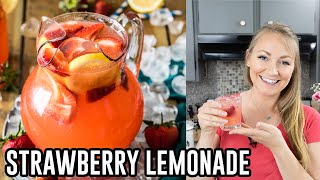 How to Make Strawberry Lemonade [upl. by Toolis649]