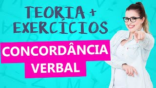 CONCORDÂNCIA VERBAL RESOLUÇÃO DE EXERCÍCIOS DETALHADA  TEORIA  Profa Pamba [upl. by Louis37]