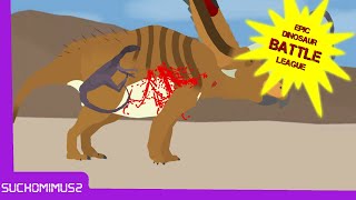 EDBL Remade S1 GA1 Eoraptor vs Pentaceratops [upl. by Martens769]