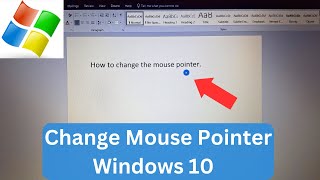 How to Change Mouse Pointer in Windows 10 [upl. by Zysk]