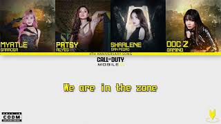 IN THE ZONE  Official Lyric Video  Garena Call of Duty Mobile [upl. by Ymor702]