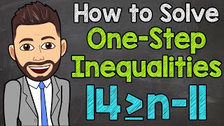 How to Solve OneStep Inequalities  Math with Mr J [upl. by Maxi689]