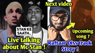 Mc THC Live Talking about Mc Stan  Emiway Next video amp Raftaar Diss Story  Raftaar Upcoming song [upl. by Rus]