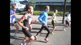 Erben Wennemars loopt marathon van Amsterdam [upl. by Manuela]