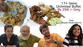 Cheapest Buffet in Kolkata  299  Premium Buffet at Lowest Rate  VARG The cafe Buffet [upl. by Arihsaj235]