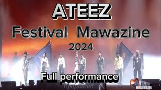 ATEEZ Festival MAWAZINE 2024  Full performance [upl. by Oner]