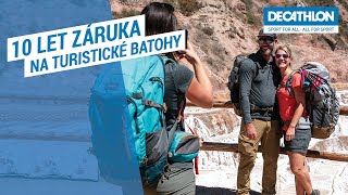 Turistické batohy z Decathlonu a 10 letá záruka  Decathlon Česká republika [upl. by Behn]