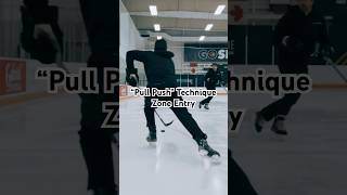 “Pull push” technique zone entry nhl hockey [upl. by Diarmid338]