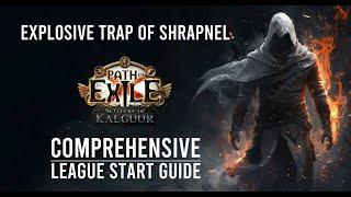 PoE 325  Comprehensive Explosive Trap of Shrapnel Trickster League Start Guide [upl. by Nwavahs418]