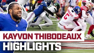 HIGHLIGHTS Kayvon Thibodeauxs TOP Plays from 2023 Season  New York Giants [upl. by Joshua]