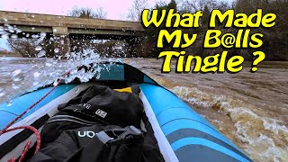 Inflatable Kayaking  River Don After Storms  Aquaglide Chelan [upl. by Demetre]