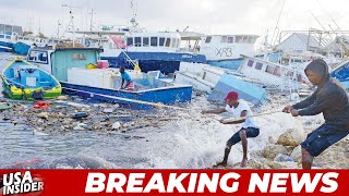 Hurricane Beryl razes Caribbean islands [upl. by Abbie882]