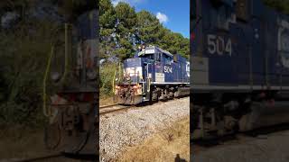 Great EMD Lashup on NCVA Freight Train 4K shorts [upl. by Vaios]