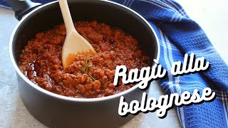 RAGU ALLA BOLOGNESE  La RICETTA ORIGINALE della mia nonna bolognese per un ragù perfetto [upl. by Nicks]