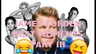 JAMES CORDEN  Best moments part 3 [upl. by Annaerda162]