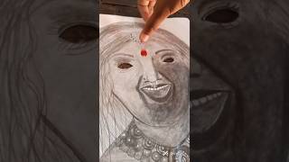 Chandramukhi sketch shorts ytshorts nomitasart [upl. by Hniv]