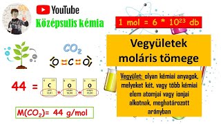 19 Vegyületek moláris tömege egyszerű kémia számítások  kémia 9 osztály [upl. by Nelhsa57]