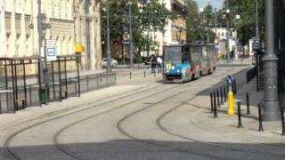 Tramwaje na rozjazdach 1  MPK Wrocław [upl. by Hael785]