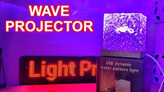 Ocean Wave Projector Light Aurora Glow Lamp3D Tesseract Lamp [upl. by Ardnauqal737]