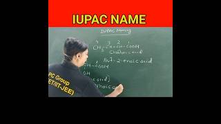 Iupac Nomenclature Trick shorts virelshorts neet2024 jee [upl. by Ahsenod650]