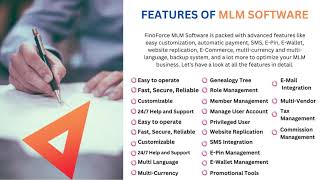 EXPERIENCE THE GROWTH PERKS WITH INDIAS BEST MLM SOFTWARE COMPANY FinoForce [upl. by Yelha]