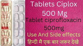 ciplox 500 ciprofloxacin Hydrochloride Tablets Ip [upl. by Everard379]