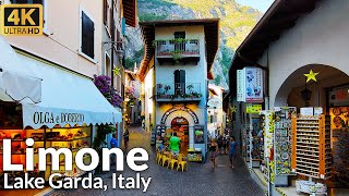 Limone Sul Garda Italy  4K Walking Tour of Italys Prettiest Town [upl. by Adianez]