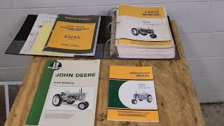 John Deere Two Cylinder Tractor Manuals Descriptions and Advice A B amp G used for examples [upl. by Filler]