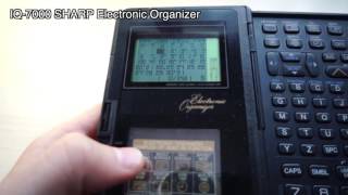 sharp electronic organizer iq 7000 [upl. by Broadbent715]