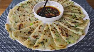 How to Make Easy Peasy Scallion Pancakes [upl. by Bolme]