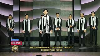 MISTER INTERNATIONAL 2024 TOP 10 SPEECH [upl. by Eirrod30]