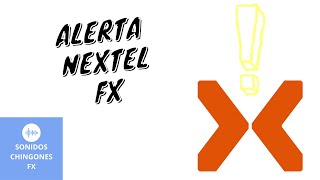 Alerta nextel  efecto de sonido [upl. by Rebmeced]