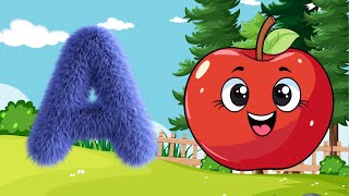 A Apple Song  Inspired By ABC song Gracies Corner  Nursery Rhymes  Kids Songs [upl. by Vaules]