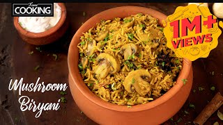 Mushroom Biryani  Mushroom Pulao  Kalan Biryani  Mushroom Recipes  Rice Recipes  Lunch Recipes [upl. by Monti]