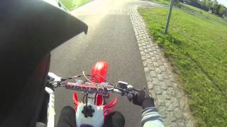 Honda CR125 riding GoPro Hero 3 Black [upl. by Yrbua]