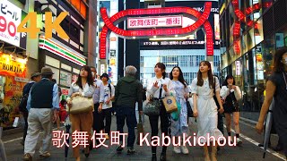 【4k】Tokyo walkKabukichou💖歌舞伎町を散歩 [upl. by Hanad]