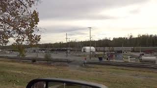 16988 CSX X27610 Loaded Autorack train with a Union Pacific Loco [upl. by Endaira650]