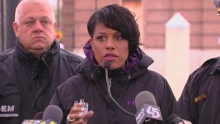 Mayor Stephanie RawlingsBlake talks storm prep [upl. by Filahk]