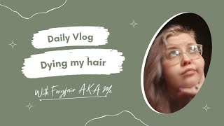 Split hair dyeVlog This was a great Fail [upl. by Roma]