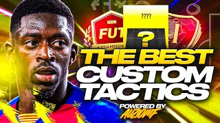 THE BEST CUSTOM TACTICS amp FORMATIONS 🏆  FIFA 22 Ultimate Team [upl. by Arihppas867]