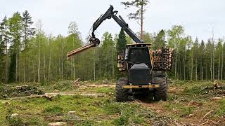 ECO LOG 590 WARRATHA  TIGERCAT 1075 TM SKOG amp MASKIN [upl. by Enilrem]